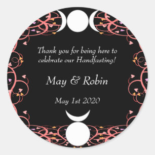 God & Goddess Circle Sticker Wiccan Handfasting