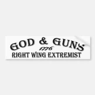 God & Guns 1776 Bumper Sticker