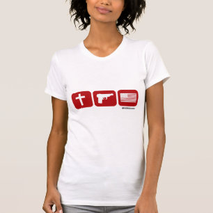 God Guns and Freedom - Politiclothes Humour --.png T-Shirt