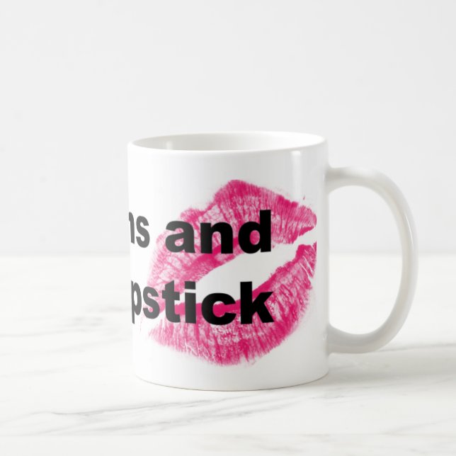 God, Guns and Lipstick Sarah Palin Mug (Right)
