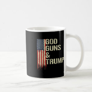 God Guns And Trump I 2nd Amendment Trump Flag Coffee Mug