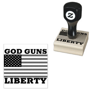 GOD GUNS LIBERTY RUBBER STAMPS