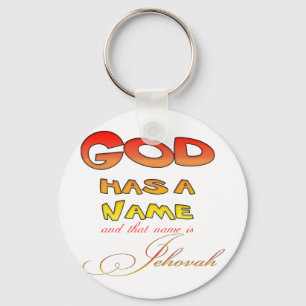 God has a Name Jehovah Keychain
