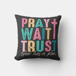 God Has A Plan Throw Pillow