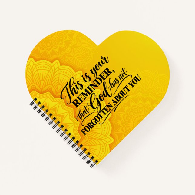 God has not forgot  notebook (Front)