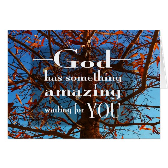 God has something amazing (Front Horizontal)