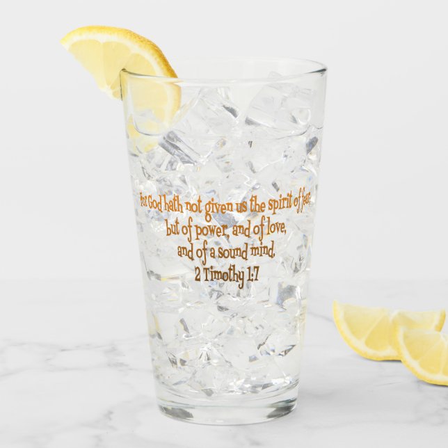 God Hath Not Given Us The Spirit Of Fear Glass (Front Ice)