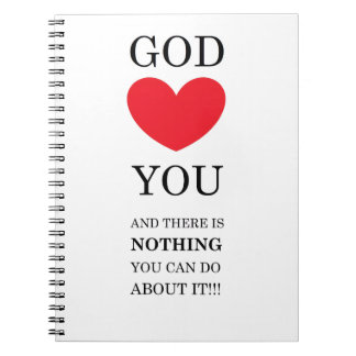 God Heart You Notebook