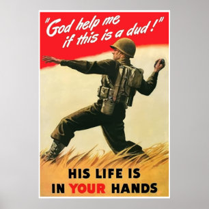 God Help Me If This Is A Dud! -- Border Poster