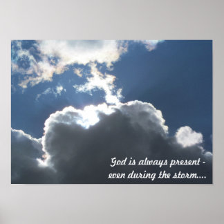God in the Storm Poster