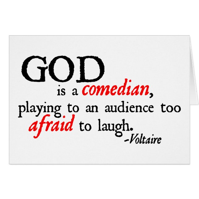 God is A Comedian (Front Horizontal)