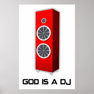 God is a DJ Poster