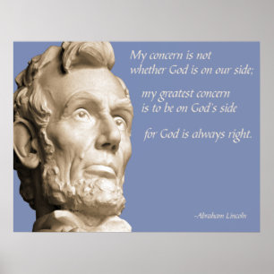 God is Always Right Poster