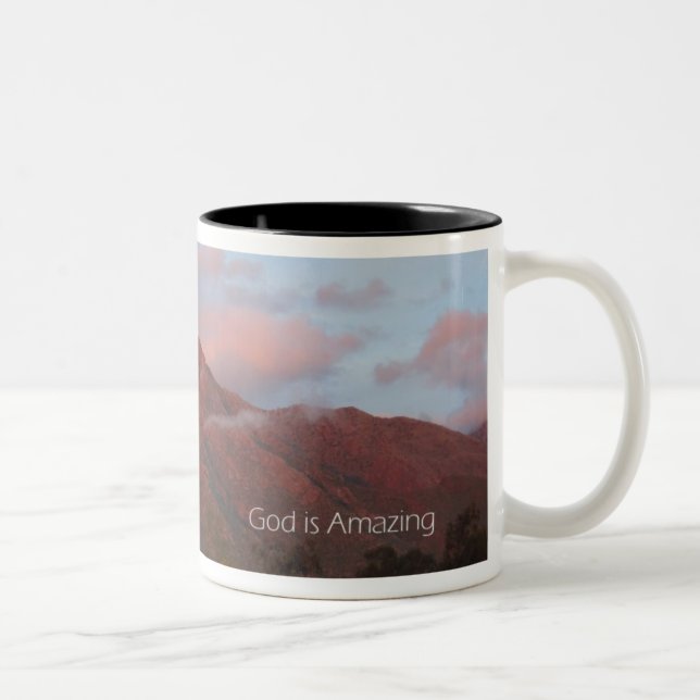 God is Amazing Two-Tone Coffee Mug (Right)
