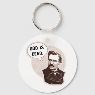 God is dead (Nietzsche) Keychain