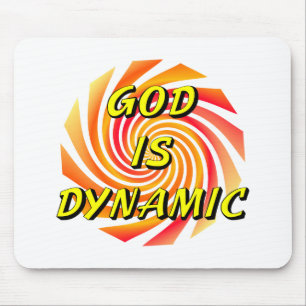 God is Dynamic Christian Mouse Pad