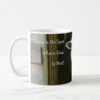 God Is Everywhere Sheep Coffee Mug
