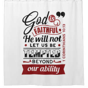 God Is Faithful – 1 Corinthians 10:13 Bible Verse