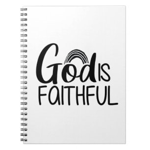 God is Faithful Gospel Graphics Jesus Promises Notebook