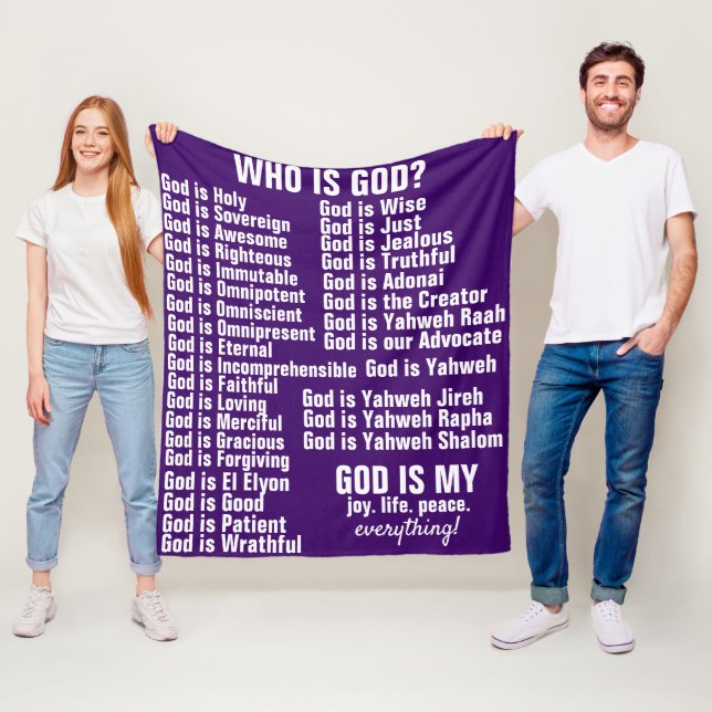 God Is - Fleece Blanket (In Situ)