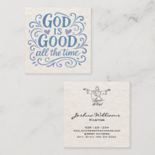 God is Good All The Time Church Business Card