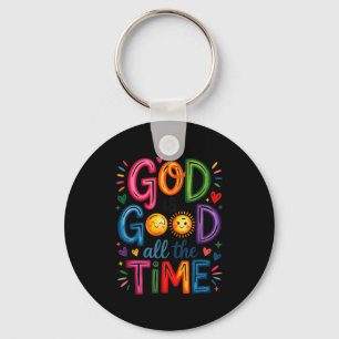 God Is Good All The Time Jesus Christ Christian Gi Keychain