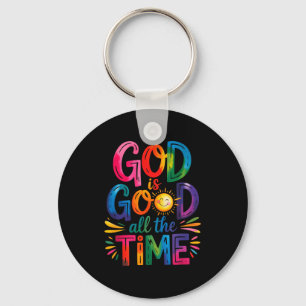 God Is Good All The Time Jesus Christ Christian Gi Keychain