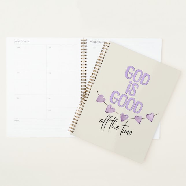 God Is Good All the Time Planner (Display)