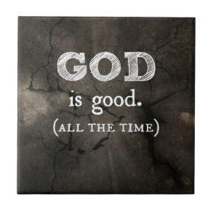 God is Good Christian Gift Tile