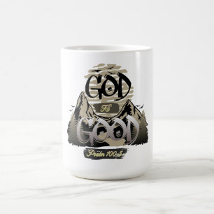 God is Good – Inspirational Christian Design Magic Mug