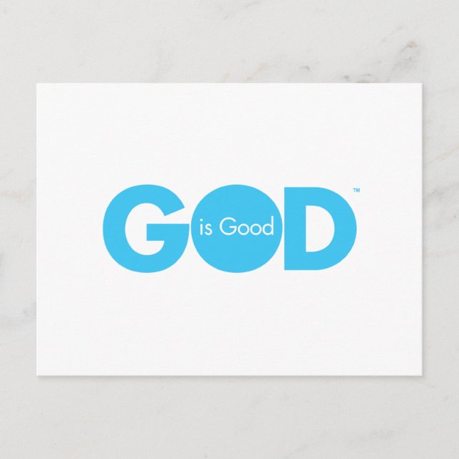 God is Good Postcard (Front)