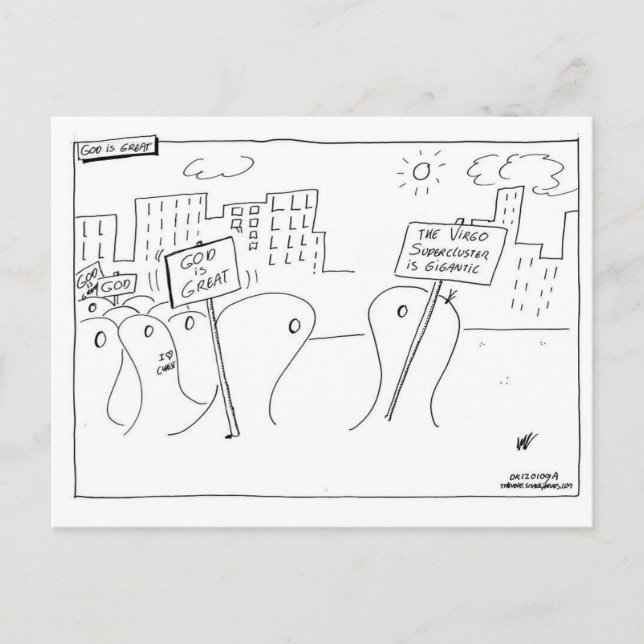 God is great postcard (Front)