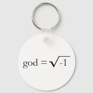 God is Imaginary Keychain