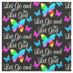 GOD IS IN CHARGE FABRIC