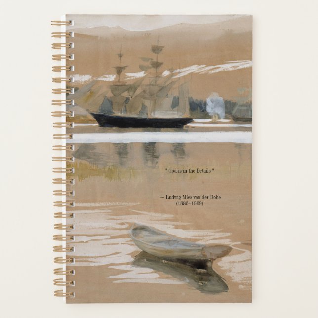 God is in the Details  Planner (Front)