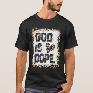 God Is Leopard Pattern  T-Shirt