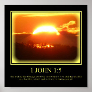 God is Light Poster