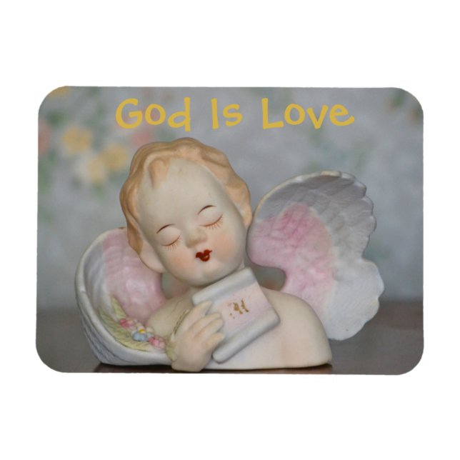God Is Love Angel Magnet (Horizontal)