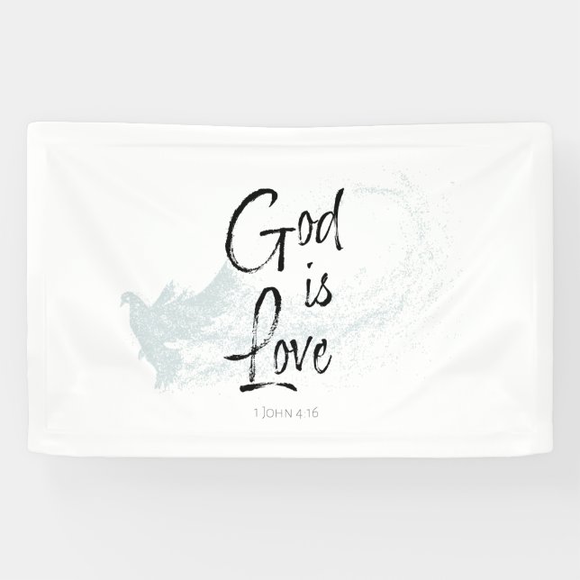 God is Love Banner (Horizontal)