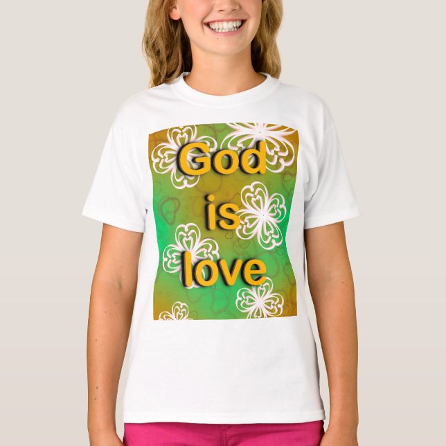 God is love book  T-Shirt (Front)