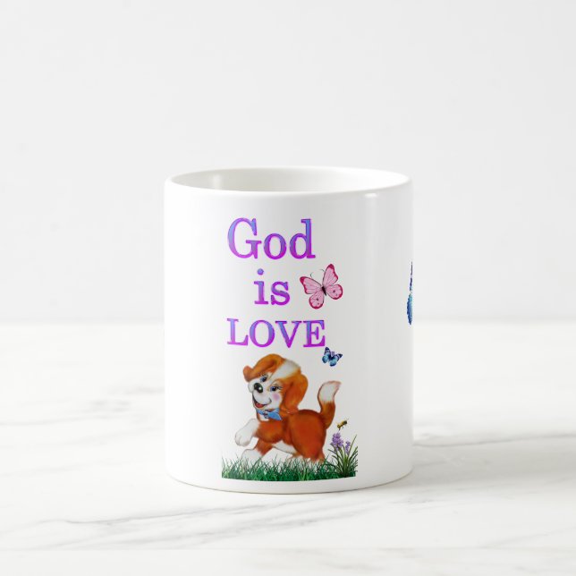God is Love Coffee Mug (Center)