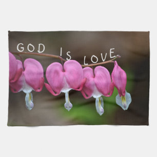 God Is Love Heart Kitchen Towel