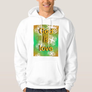 God is love hoodie
