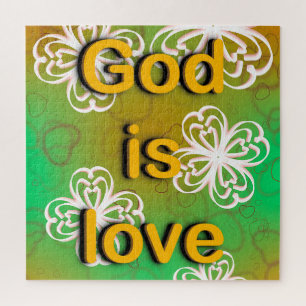 God is love  jigsaw puzzle