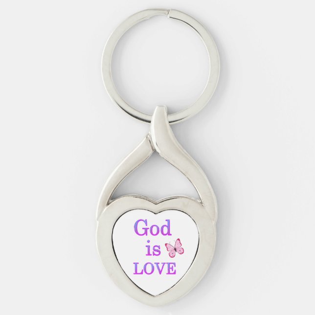 God is Love Keychain (Front)