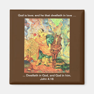 God is Love - Magnet