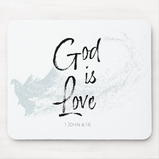 God is Love Mouse Pad (Front)