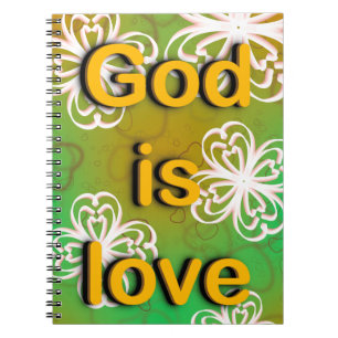God is love  notebook