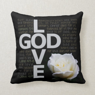 God is Love Throw Pillow