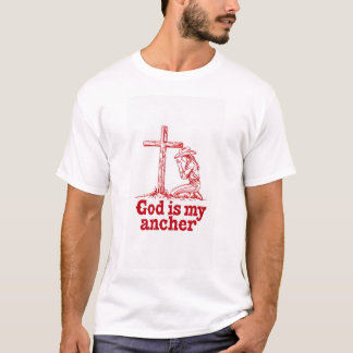God is my anchor premium Men's T-shirt